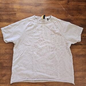 Kith Beige Unisex Short Sleeve Gentle Pink Tie Die Tee Classic Crew Neck Sz XL